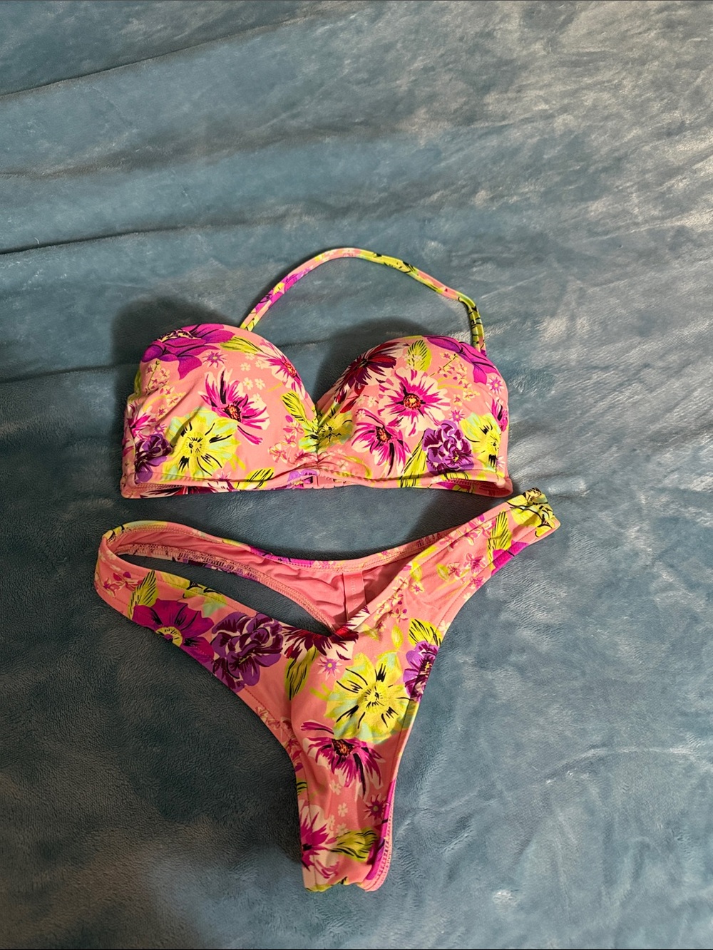 Victoria's Secret Pink Floral Bikini Set